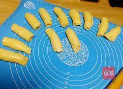 Illustration of how to make bean paste cake 8