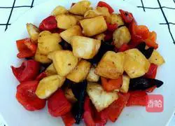 Illustration of how to make fried steamed buns 10