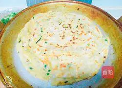 Illustration of how to make scallion pancake 8