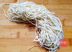 Illustration of homemade fried noodles 2