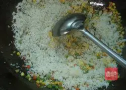 Assorted Egg Fried Rice Recipe Illustration 6