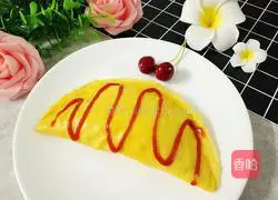 Illustration of how to make dumplings and omelette rice 12