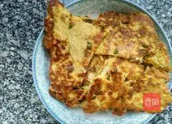 Illustration of how to make tofu and green onion cake 10