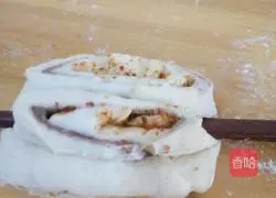 Illustration of how to make two-color steamed buns 18