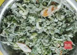 Illustration of how to make noodles with celery and big meat 3