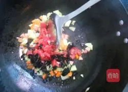 Illustration of how to make fried steamed buns with seasonal vegetables 7