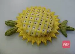 Illustration of how to make milky sunflower buns 11