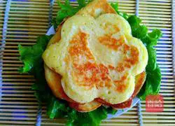 Illustration of how to make milk banana egg cake 8