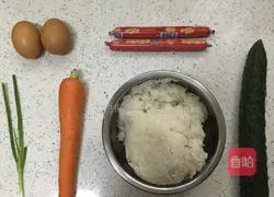 Egg Fried Rice Recipe Illustration 1