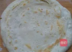 Illustration of how to make egg intestines rolled into flatbread 10