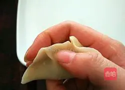 Illustration of how to make leek dumplings 6