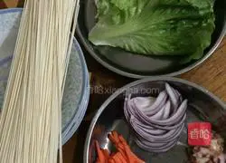 Illustration of how to make fried noodles 3