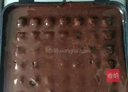 Matcha cocoa Illustration of how to make pink waffles 9