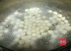 Illustration of how to make rice wine pearl dumplings 9