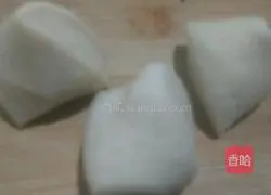 Round buns...Illustration of how to make fennel meat filling 12