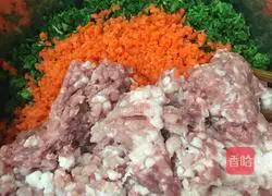 Shepherd's purse Illustration of how to make dumplings 2