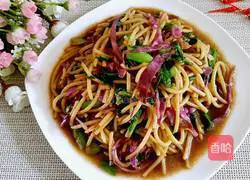 Illustration of home-style fried noodles 7