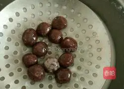 Illustration of how to make glutinous rice balls stuffed with bean paste 3