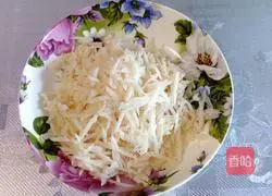 Illustration of making glutinous rice and lotus root cake 2