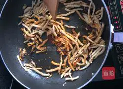 Illustration of how to make simple fried noodles 10