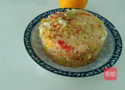 Illustration of how to make tomato and egg fried rice 7