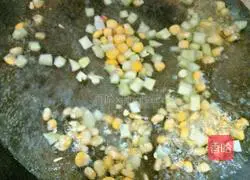 Corn Bacon Fried Rice Recipe Illustration 1