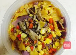 Illustration of how to make colorful noodles 6