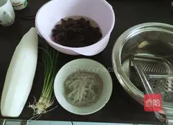 Illustration of how to make vegetarian steamed buns with radish filling 2