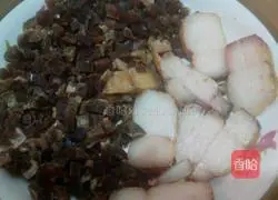 Beans Illustration of how to make bacon fried rice 4