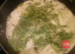 Scallion oil Green noodles recipe 4
