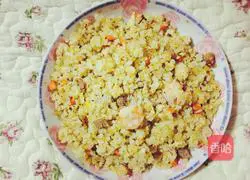 Illustration of how to make slap fried rice 11