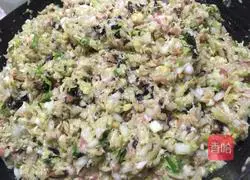 Illustration of how to make five-flavored pork and cabbage dumplings 1