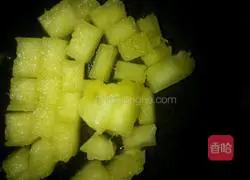 Illustration of how to make pear fried rice 4