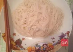 Illustration of how to make dry noodles 4