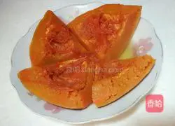 Illustration of how to make pumpkin steamed buns 1