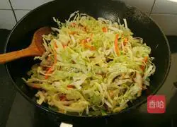 Illustration of how to make fried noodles 8