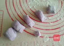 Illustration of how to make purple sweet potato and rose steamed buns 13