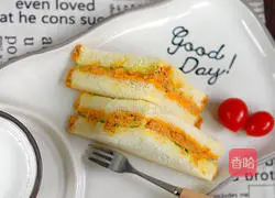 Illustration of how to make tuna fish sandwich 8