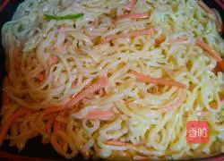 Illustration of how to make fried noodles 7