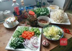 Illustration of Homemade Fried Noodles 3