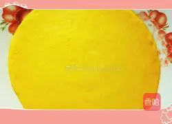 Illustration of how to make mini steamed bun pumpkin pudding 9