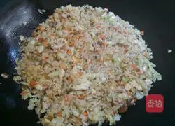 Illustration of how to make egg fried rice 4