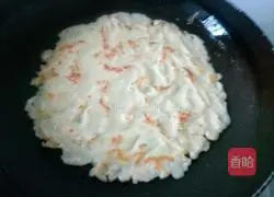 Illustration of how to make mint and radish egg cake 5