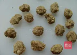 Illustration of how to make hollow sesame cakes 8