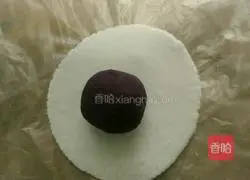 Illustration of how to make crystal purple potato glutinous rice balls 9