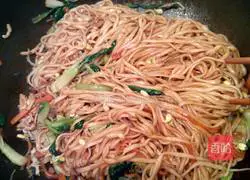 Illustration of home-style fried noodles 6