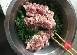 Illustration of how to make shepherd's purse dumplings 4