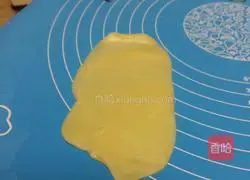 Illustration of how to make bean paste cake 7