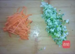 Illustration of how to make egg and green onion cake 2