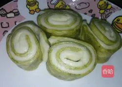 Illustration of how to make two-color steamed buns 4